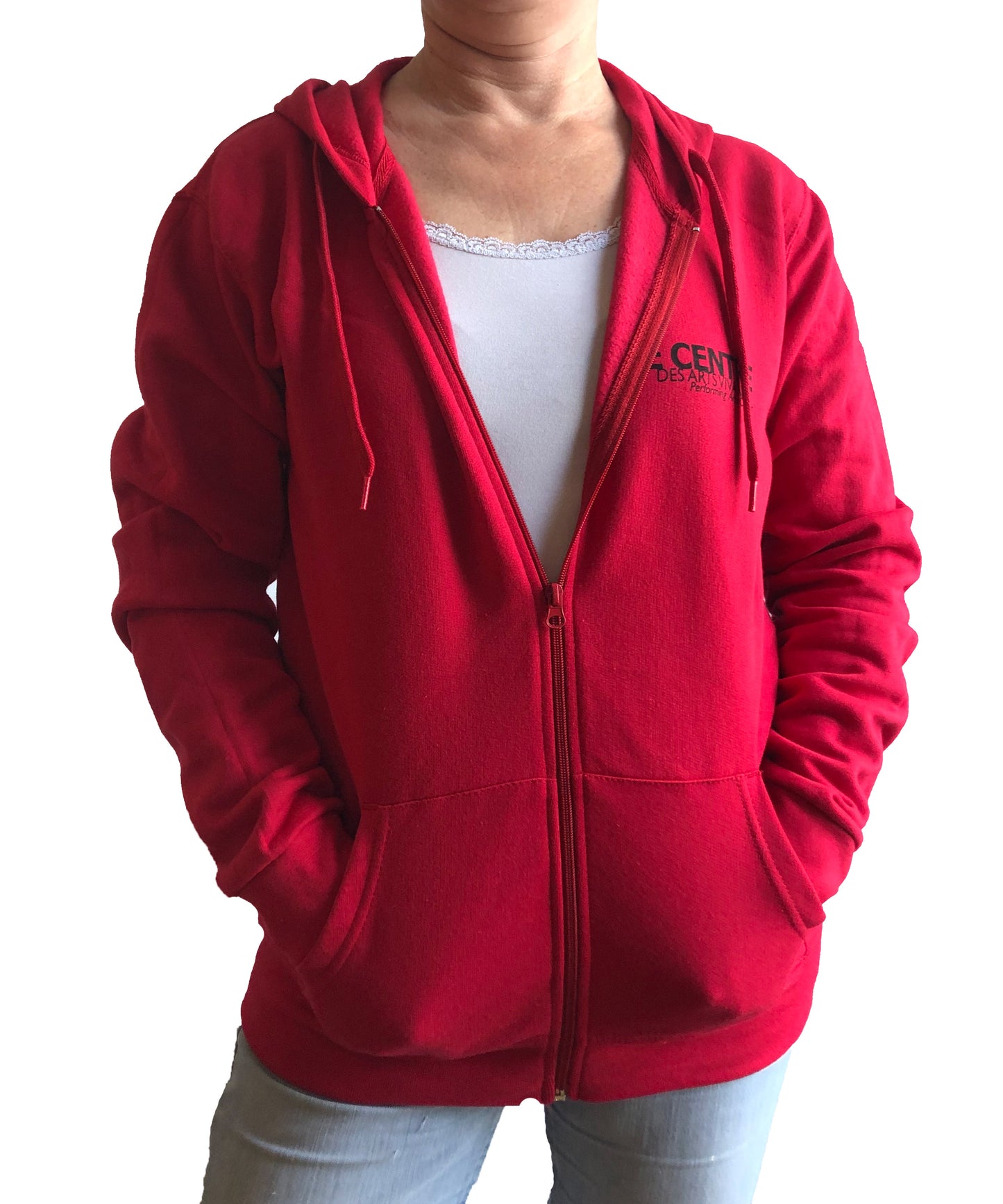 Veste zippée à capuche unisexe